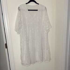 White Star Shift Dress